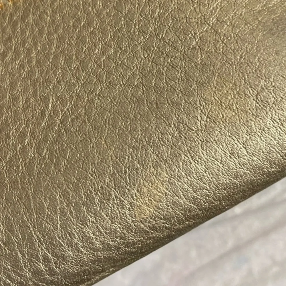 Michael kors gold leather wallet